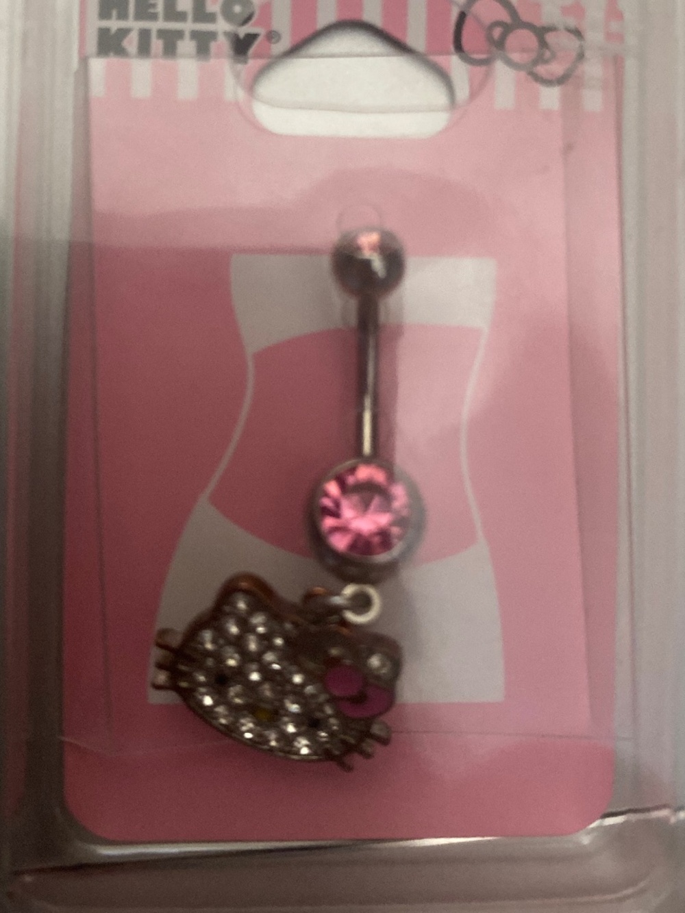 Hello kitty belly button piercing ring - Picture 1 of 2